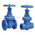 Stainless steel resilient seated gate valve